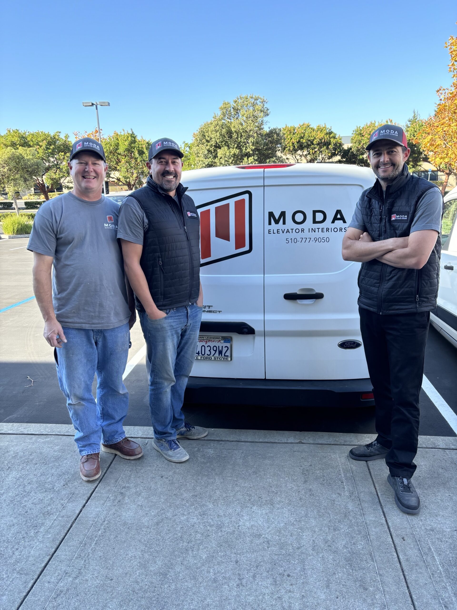 MODA Elevator Interiors - Founders Brian, Ben, and Andy